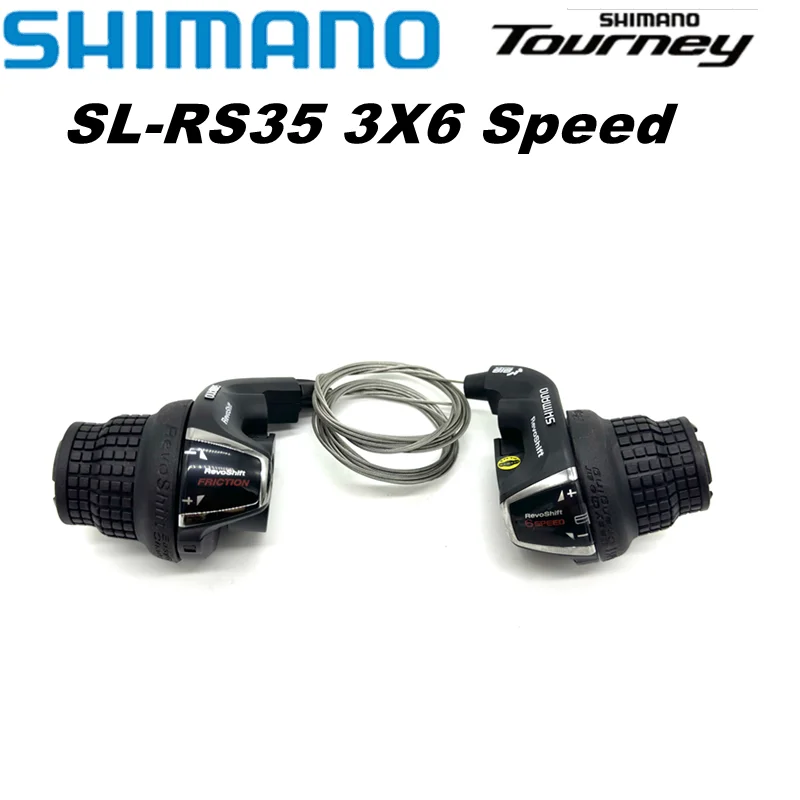 Shimano Tourney SL-RS35 Revoshift grip bike Twist Shifter lever 3*6s 3*7s 18S 21s bicycle Comb with grips RS35 as RS31 RS36