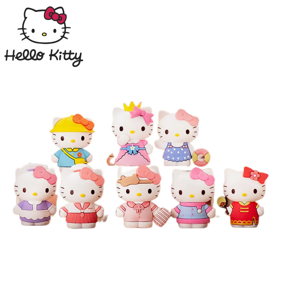 

Hello Kitty Genuine Princess Dress Up Diary Series Hello Kitty Hand-made New Desktop Decoration Exquisite Cartoon Cute Gift