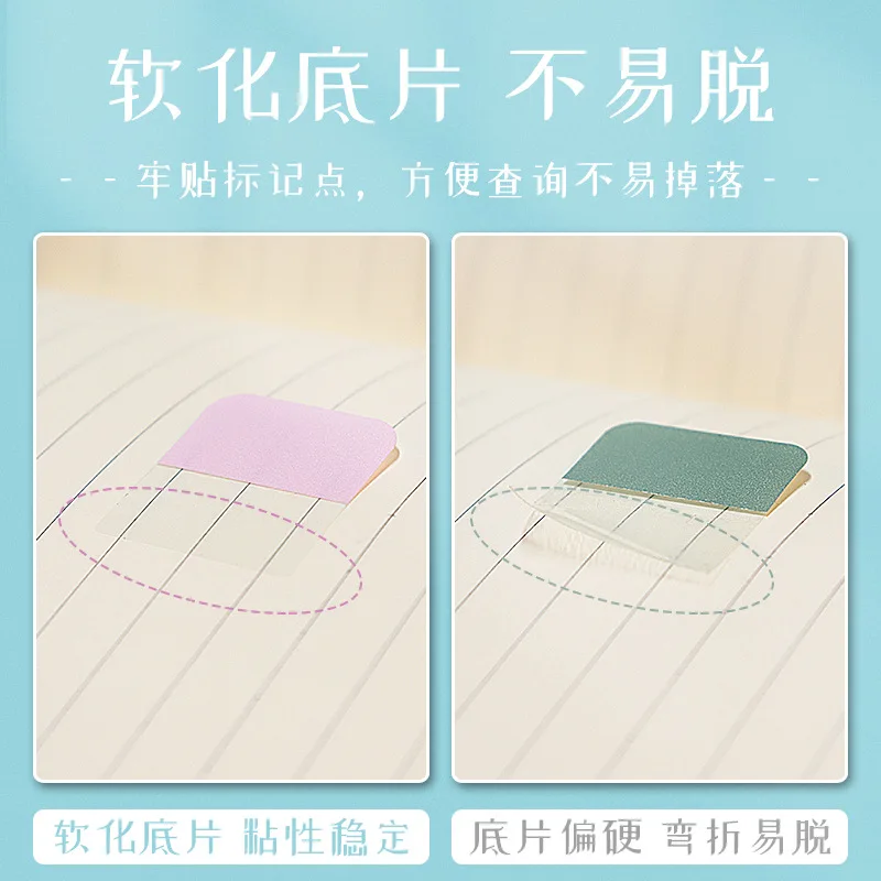 10/Lost Sticky Notes Simple Loose-leaf Index Stickers Creative Office Sticky Notes Mark Stickers Student Classification Stickers