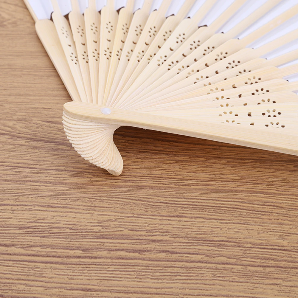 Paper Bamboo Folding Hand Fan Wedding Personalized Fans Party Decor Art Craft Chinese Dance Fan DIY Folding 1-50PCS folding fan hand fan