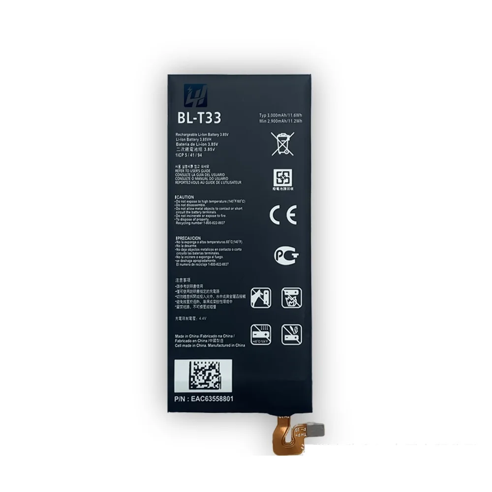 Подходит для LG Q6 LM-X525HA G6MINIM700A M700A M700DSK BL-T33 Battery |
