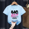 Big Sister Loading 2025 Letter Printed Tshirt Girls Funny Kids Clothes Harajuku Kawaii Children'S Clothing T-Shirt Tops 3