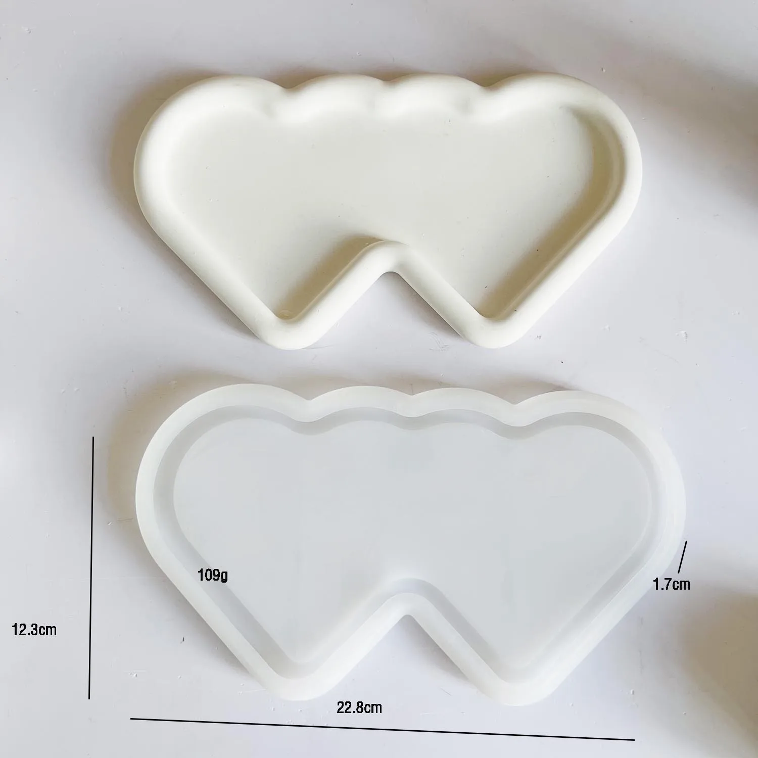 Wolken Unregelmäßige Tablett Silikon Form Gestreifte Box Blumentopf Platte Gips Epoxy Form Süßigkeiten Behälter Blumentopf Geschenk Wohnkultur – Detail 2