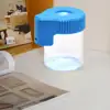 Magnifying Glass Cover Container Rechargeable Light Storage Container Rechargeable Led Glass Jar Airtight Storage for Optimal 2