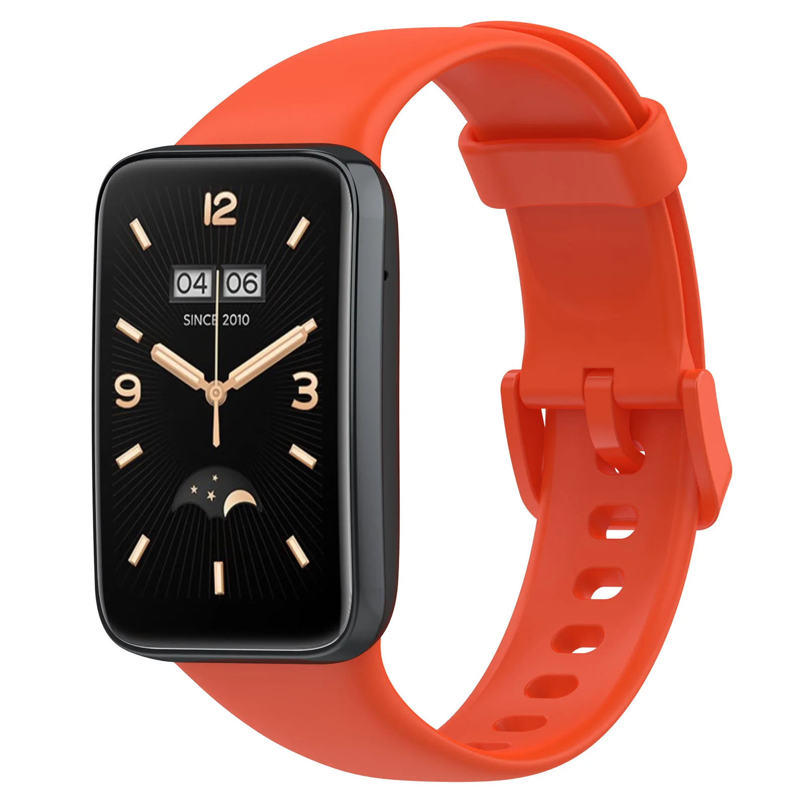 Premium Silicone Sport Strap for Fitness Watch - Soft Replacement Bracelet Strap