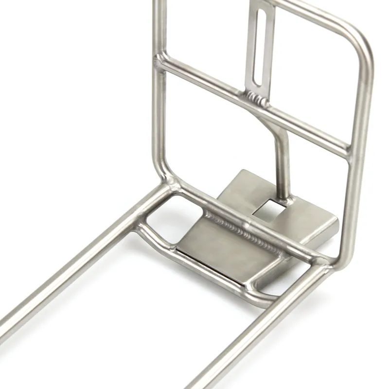 Ultraleichte Fahrradtasche aus Titanlegierung, Vorderradträger für Brompton-Fahrräder, Fahrradtasche, Vorderträger aus Legierung, neue Fahrradtasche, Aceoffix – Detail 5