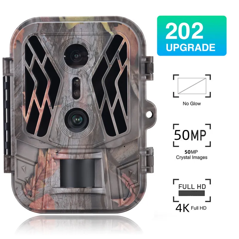 TESPHAN Cámara De Caza 48MP 4K – Visión Nocturna Con LED IR 940nm Invisibles, Sensor 0.2s, IP66 Impermeable