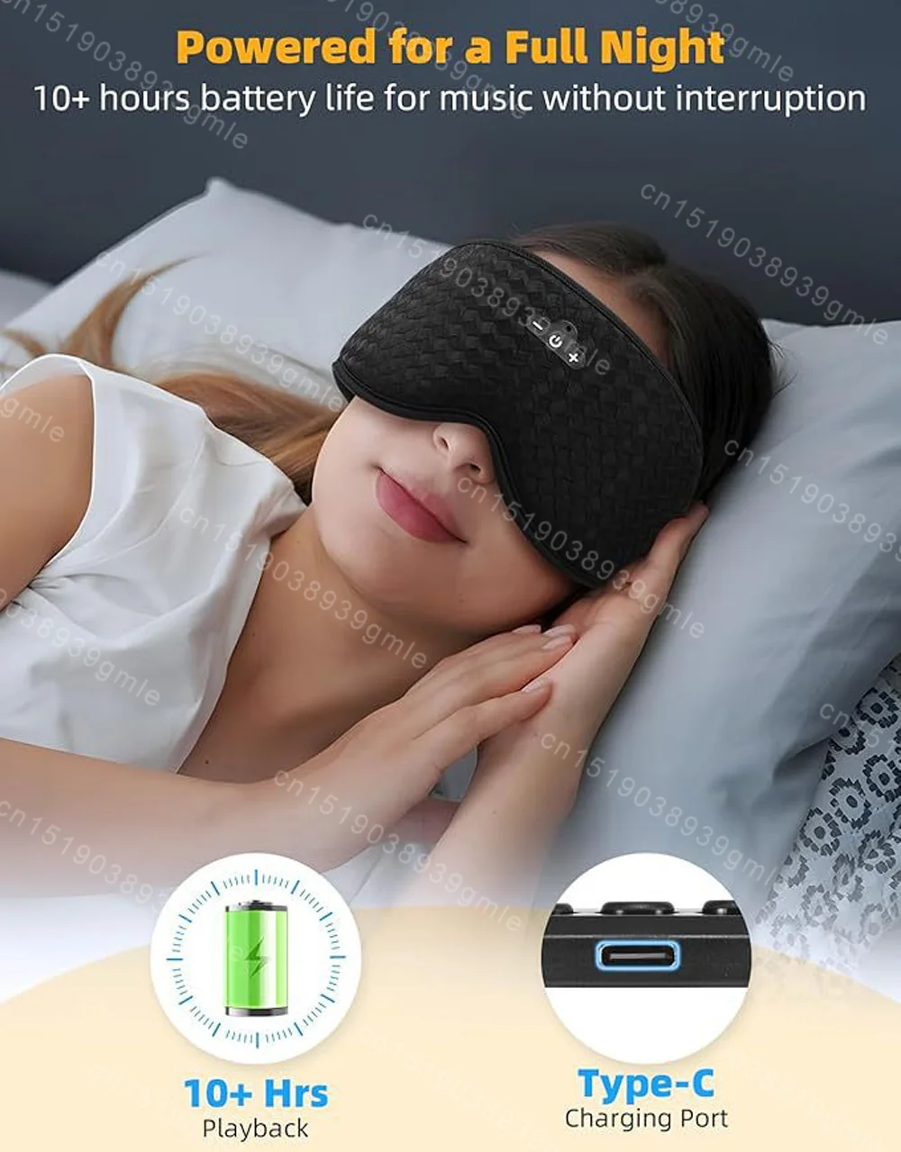 SleepTune Smart Sleep Mask – Bluetooth Eye Mask with Ultra-Soft Comfort & HD Audio S286af0cc2bc24298951789091ecda8d5L