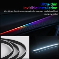 Car Ambient Light Universal LED Car Led Symphony RGB Atmosphere Lamp APP for Backlight LED Acrylic Fiber Optic Decoration Light - Image 5