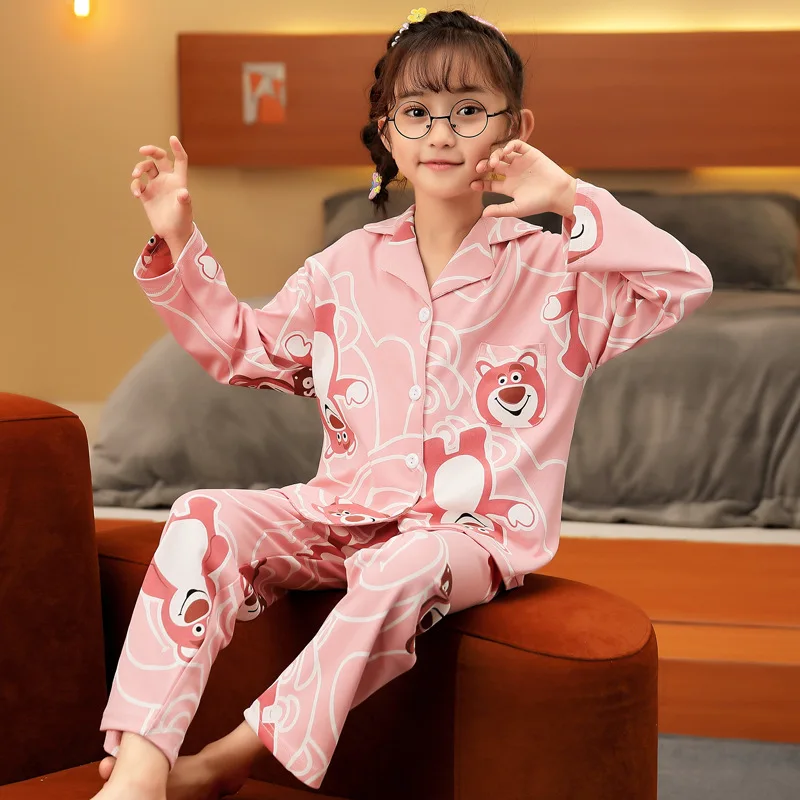 Kawaii Sanrio My Melody Kids Pajamas Sets Cartoon Cinnamoroll Girls Home  Clothing Anime Kuromi Boys Sleepwear Children Clothing 