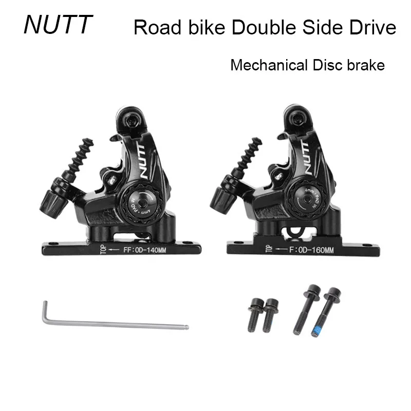 NUTT Road Bike Flat Mount Mechanical Disc Brake Double Side Brake Disc