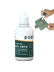 50ml No Clean Flux Solder With Flux Liquid Rosin Stainless Steel Rosin Soldering Flux Paste For Lead-Free Electronics Soldering