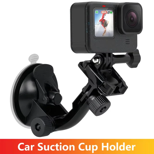 Car Suction Cup Holder Car Mount For GoPro Hero 13 12 11 10 9 8 Insta360 SJCAM SJ4000 AKASO DJI OSMO Action Camera Accessories