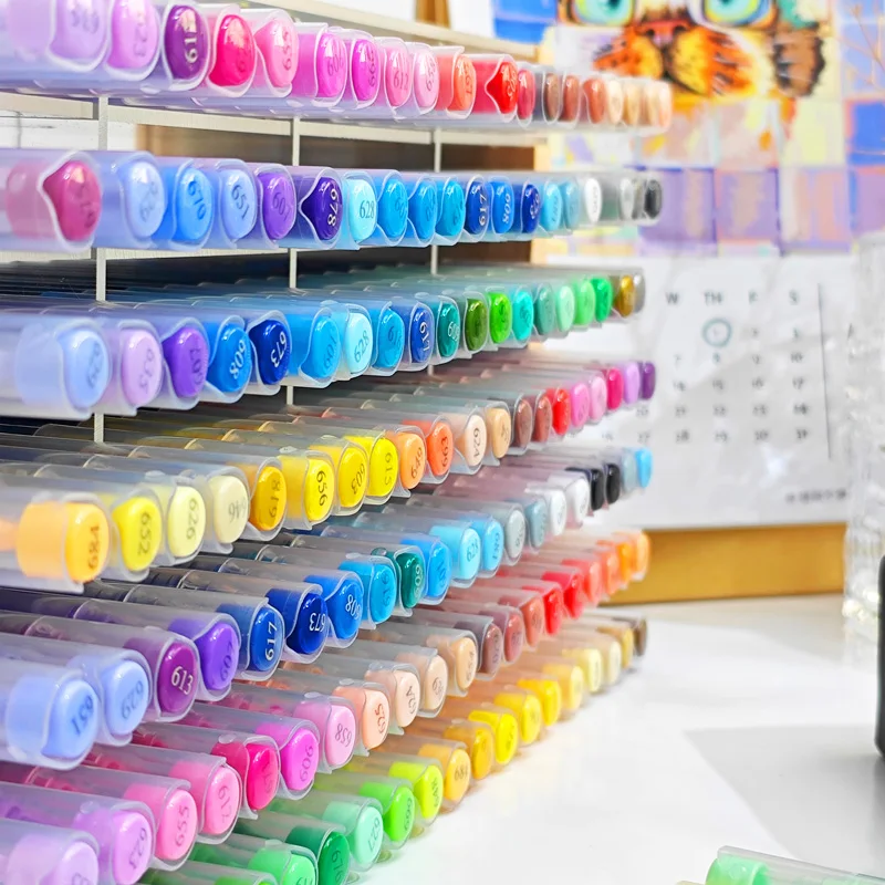 12-120 Colors Acrylic Paint Pens Markers Brush Tip for Rock Painting Wood Canvas Stone Christmas Gift DIY Crafts acrylic markers
