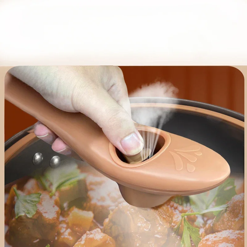 Transparent Glass Micropressure Wok Multifunctional Flat Bottom Nonstick Titanium Health Pot Panela De Pressao El&eacute;trica