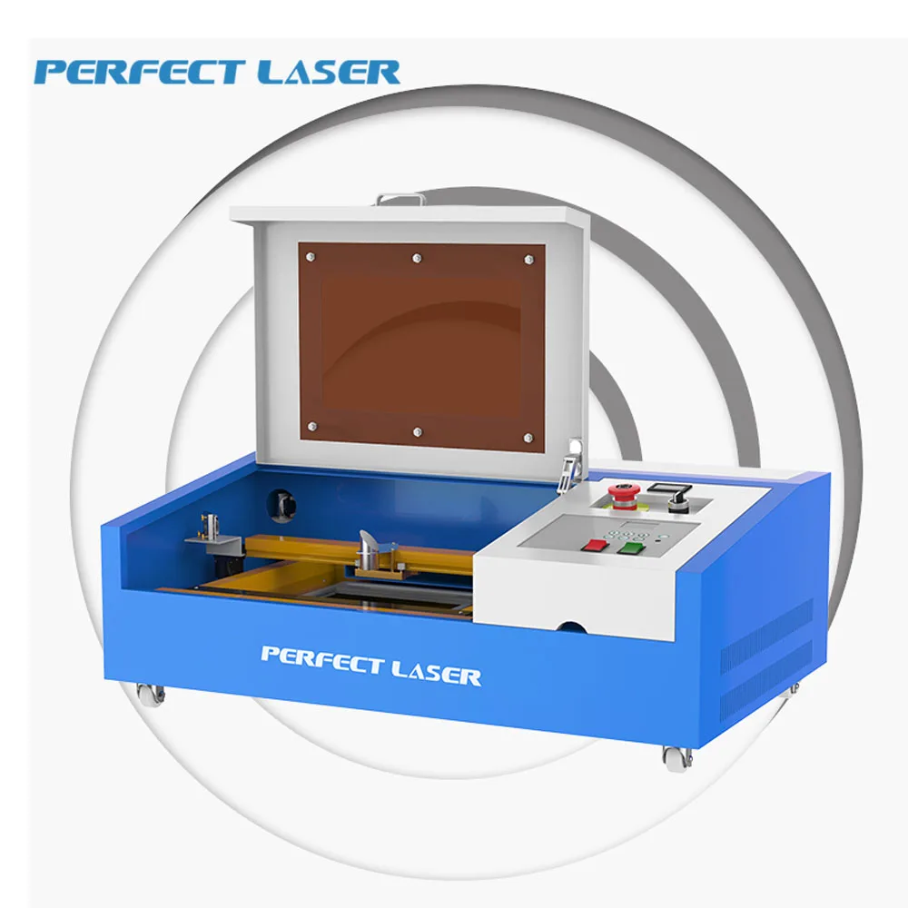 

Perfect Laser Mini Size 40w Tabletop Acrylic Laser Cutter for Stamp CO2 Laser Engraving Machine Price