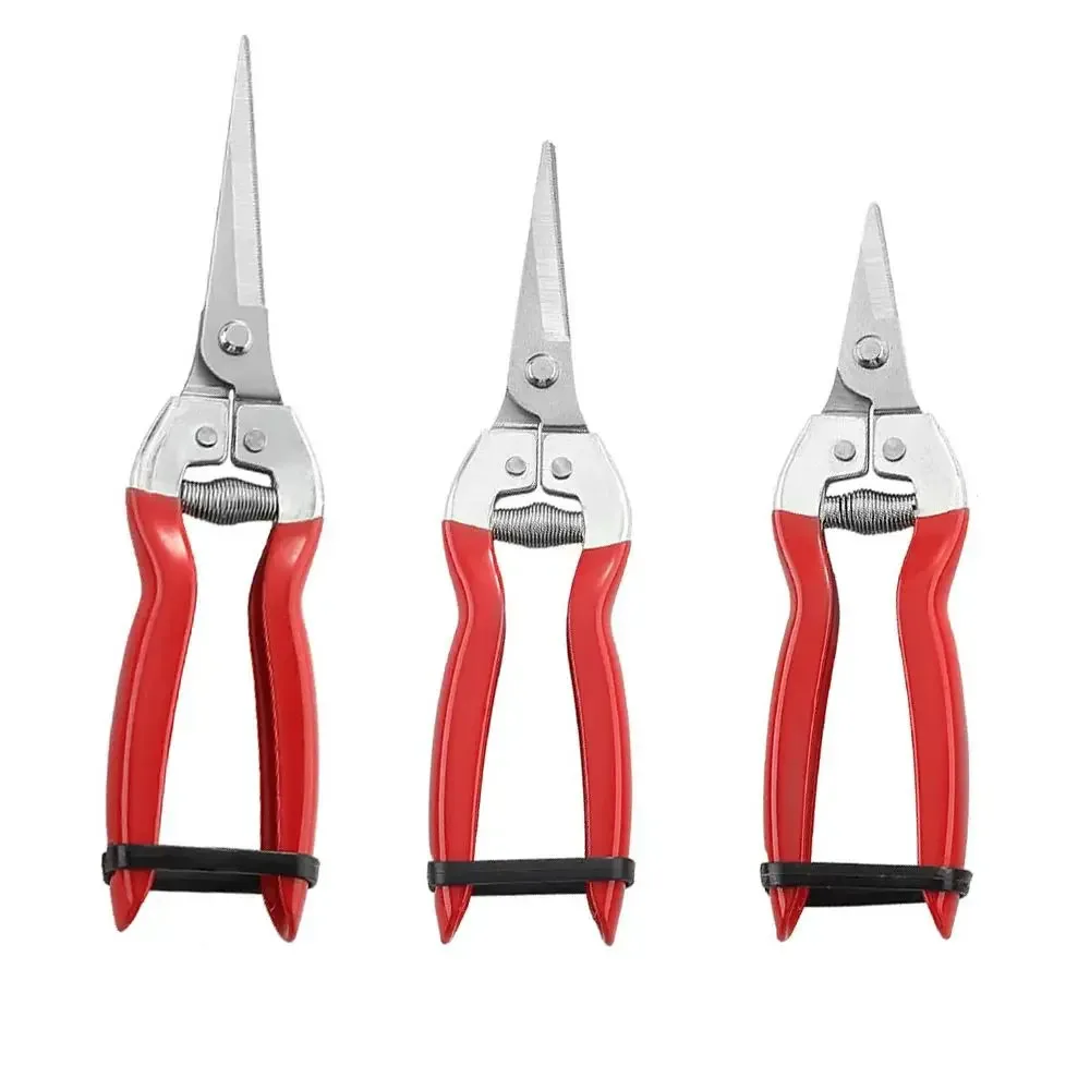 

K50 Anti-slip Pruner Garden Scissors Pruning Shears Micro-Tip Pruning Snips Leaf Trimmer Straight Scissor For Plant Pruning Tool