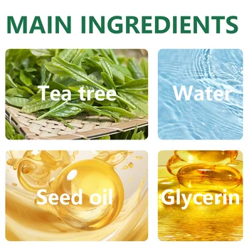 Tea tree essential oil for skin care, massage, shower, diffuser relaxing essential oil for face, body, nails, hair, eyelashes 3