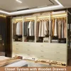 Closet System Closet Organizer, Wood Closet Organizer System, Walk-in or Small Closets Wardrobe, Clothes Rack, Wardrobes 5