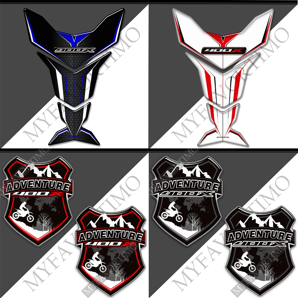 Fuel Oil Kit Knee Helmet Tank Pad  For Honda CB400X CB 400 X 400X Stickers Decal Protector Fairing Fender Emblem Logo