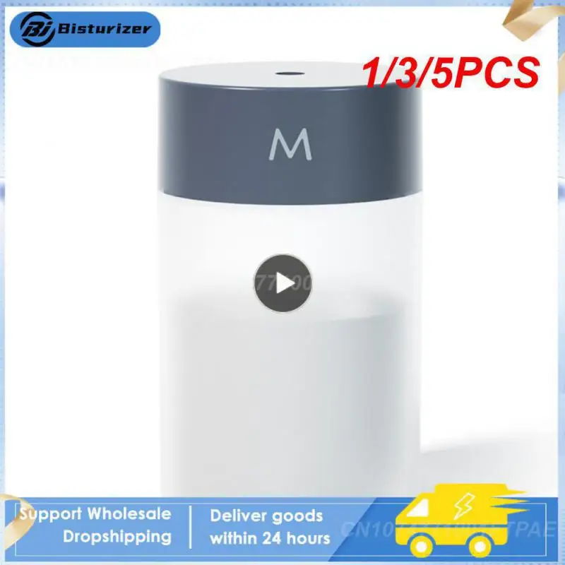 1/3/5PCS Funshing 260ML Air Humidifier Ultrasonic Mini Car Diffuser Portable USB Essential Oils Purifiers LED Lamp Home