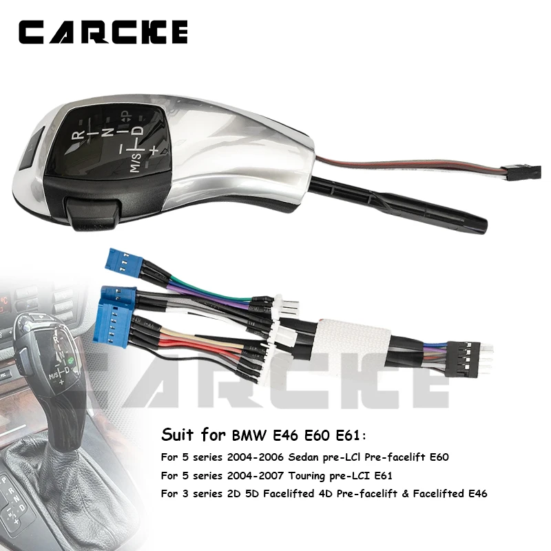 기어 변속 노브 시프터 레버 개조 키트 자동차 액세서리 BMW E90 E91/92/93/81/82/E84/87/88 E46 E60/61 E39 E38/53 Z4 X1 용