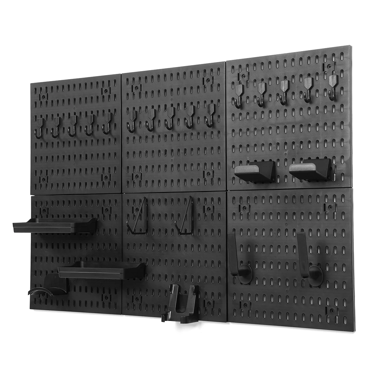 Heavy Duty PP Plastic Modular Wall Organizer for Gaming Storage