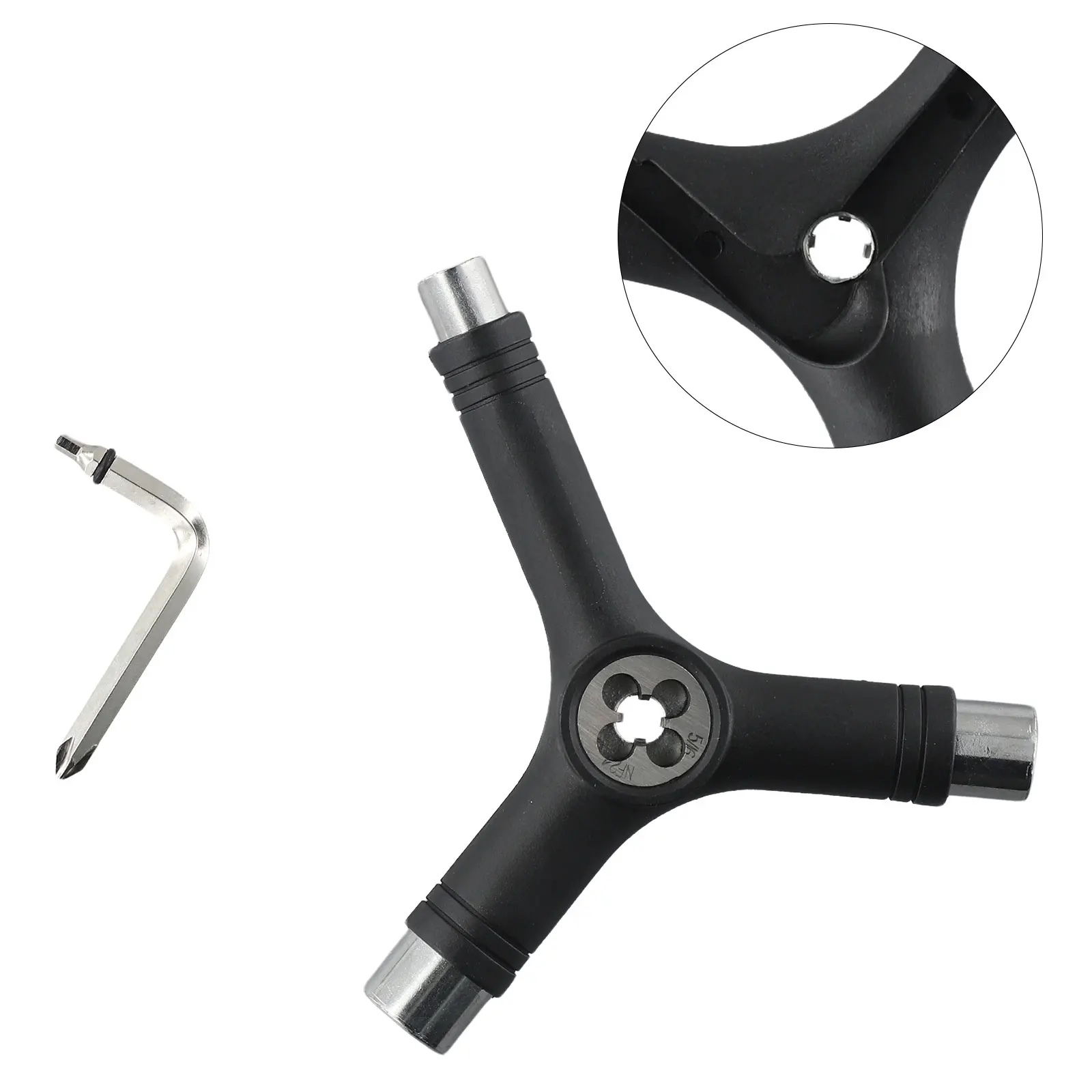 

Гаечный ключ L-типа, аксессуары для Y-образного ключа, черные, оранжевые металлические детали, гаечный ключ для скейтборда, скейтбордов Y-типа/L-типа, набор из 2 шт.