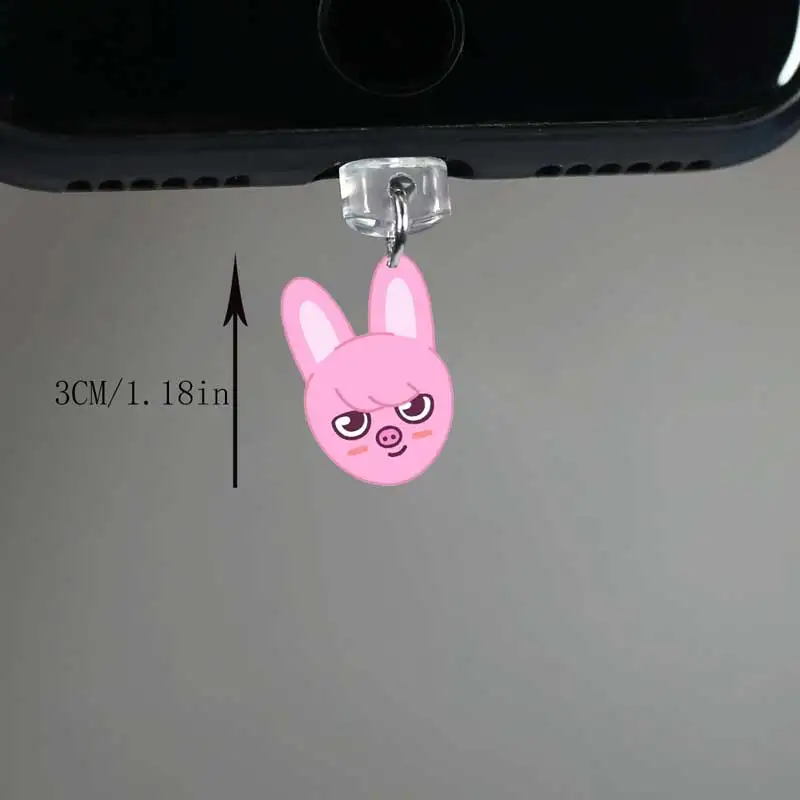 Stray Kids Acrylic Phone Dust Plug - KPOP Fan Gift Accessory