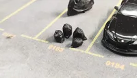 1/64 87 HO Garbage Bag Model Stacking Rubbish Can Sand Table Scene Accessories Train Model B003 2
