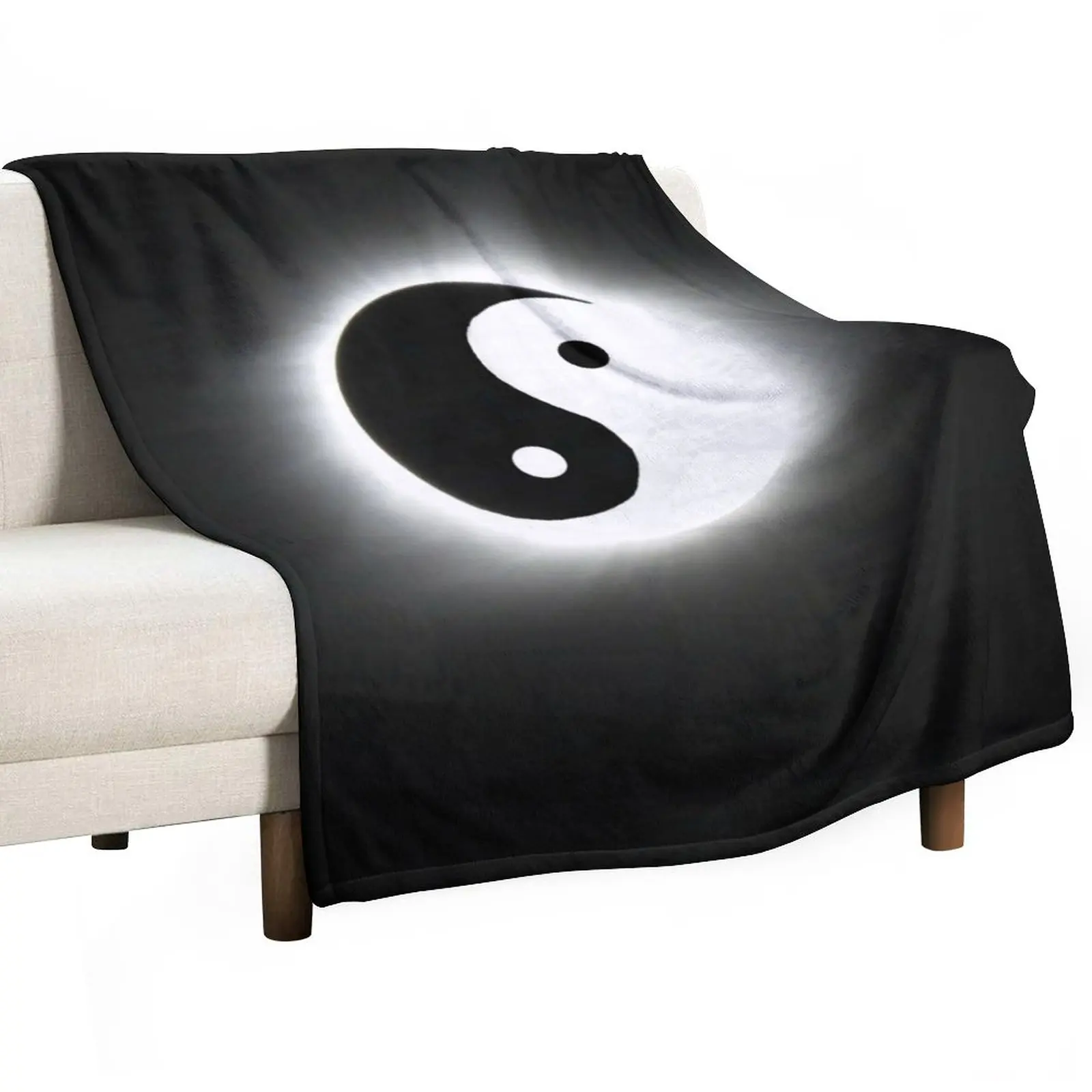 

Yin Yang Eclipse Throw Blanket Blanket For Decorative Sofa Luxury Thicken Blanket Sofa Throw Blanket