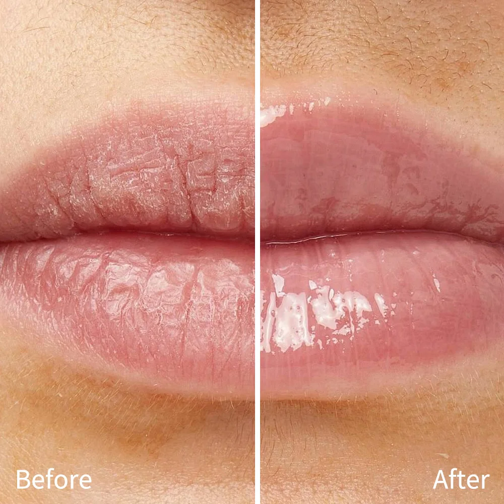 Glossy Hydrating Lip Balm - 24HR Long-Lasting Moisturizing Treatment with Plumping Effect in 10 Shades