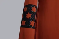 Eid 2 pièces Ensemble femmes haut pantalon à jambes larges costume imprimé Robe pantalon Ensemble musulman Ramadan arabe marocain dubaï tenues décontractées 4