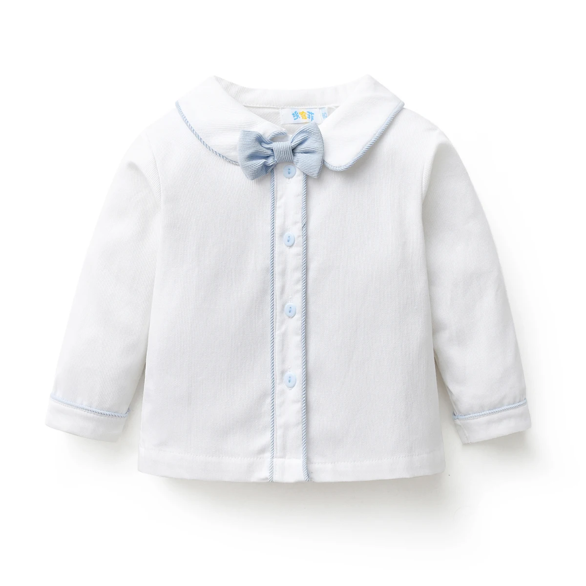 Frühling Herbst Hosenträger Hosen Volle Hülse Druck Hemd Strampler Kleidung Set Baby Jungen Kleidung Mädchen Kleidung Sets Pullover Stickerei – Detail 15