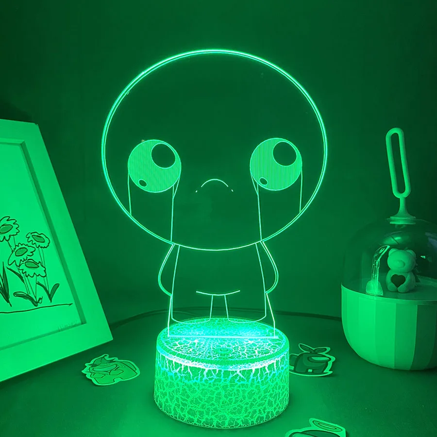 Binding Of Isaac Bumbo|binding Of Isaac Led Night Light - Gamer Bedroom  Decor, Battery-free, Touch-activated