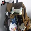 Student Schoolbag Canvas Backpack Women Gothic Punk Spicy Girl Vintage Bag Large Capacity Computer Backpack Y2k Girl bag tote 5