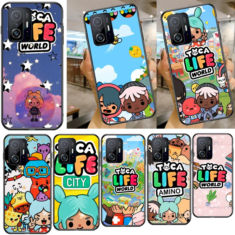 Toca Boca Toca Life World Game Per Poco F3 X3 Gt Nfc M3 M4 X3 Pro Cover Per Telefono Per Xiaomi Mi 11 Lite 9T 10T 11T Pro
