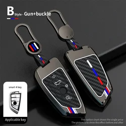 Luxury Car Key Case Cover Keyring | Premium Sleek Design | Elegant Auto Accessory (Gun 2)