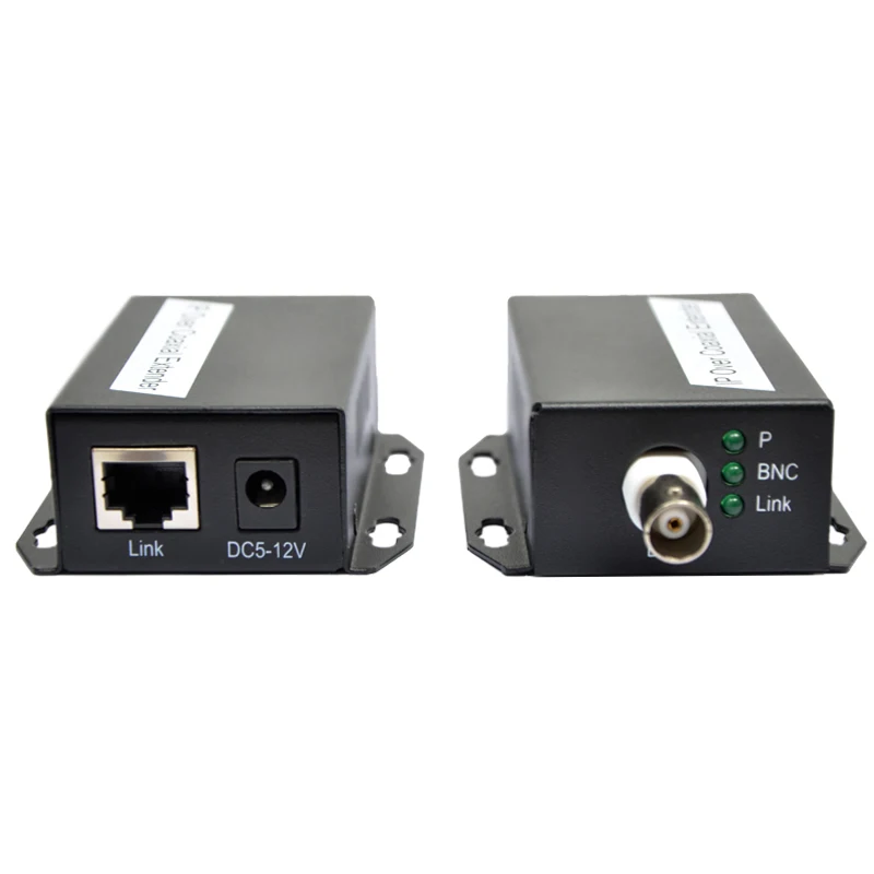 IP Network to Coaxial Extender Transfer from Net Cable Transmission to Coax Line 500M Ethernet Converter for CCTV camera