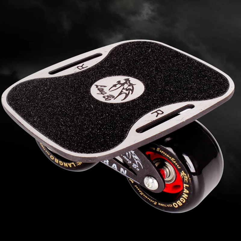 

Drift Skates Drift Board Two PU Wheels Aluminum alloy Skateboard For Freeline Roller Road Antislip Deck Skates Wakeboard IB97