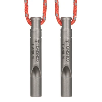 Titanium Survival Safety Whistle 1