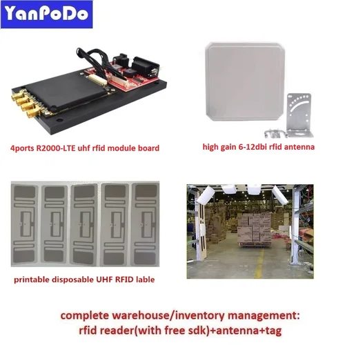 Yanpodo-UHF RFID 모듈 Arduino 보드 1-15M 장거리 RFID 모듈 UHF 리더, 라즈베리 파이 안드로이드 USB TTL UART 무료 SDK 4