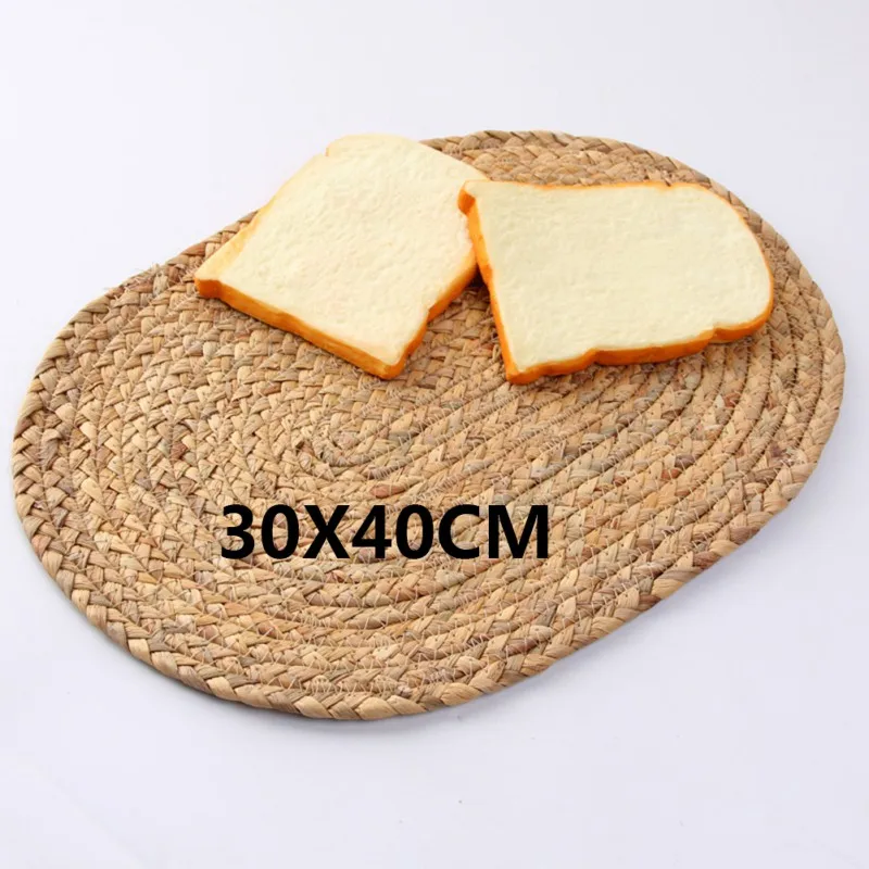 thumbnail image 1 of Posavasos redondos de ratán natural, manteles individuales aislantes hechos a mano, almohadillas para mesa, almohadillas para tazas, accesorios de decoración de cocina, 1 of 5