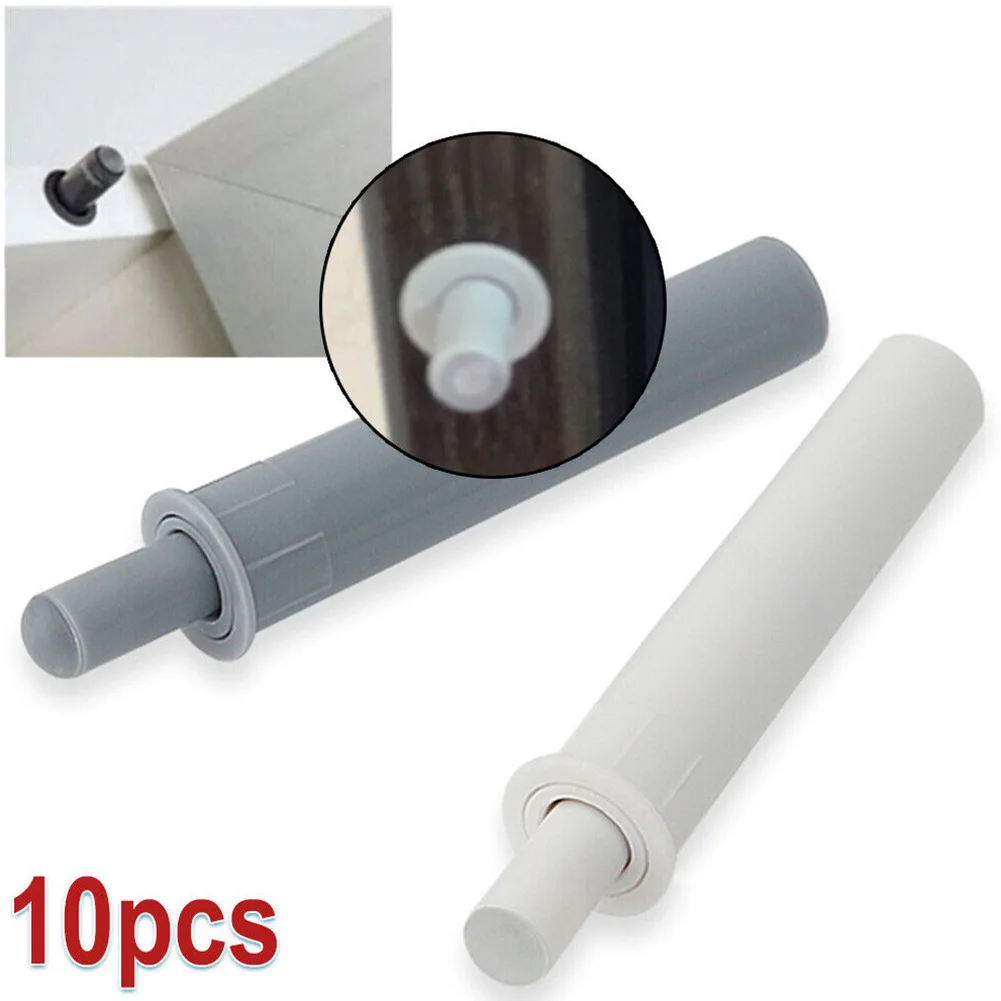 

Dampers 10pcs Cabinet Latch Door Cupboard Catch with Push to Open System & Shock Absorption for Safe & Quiet Use