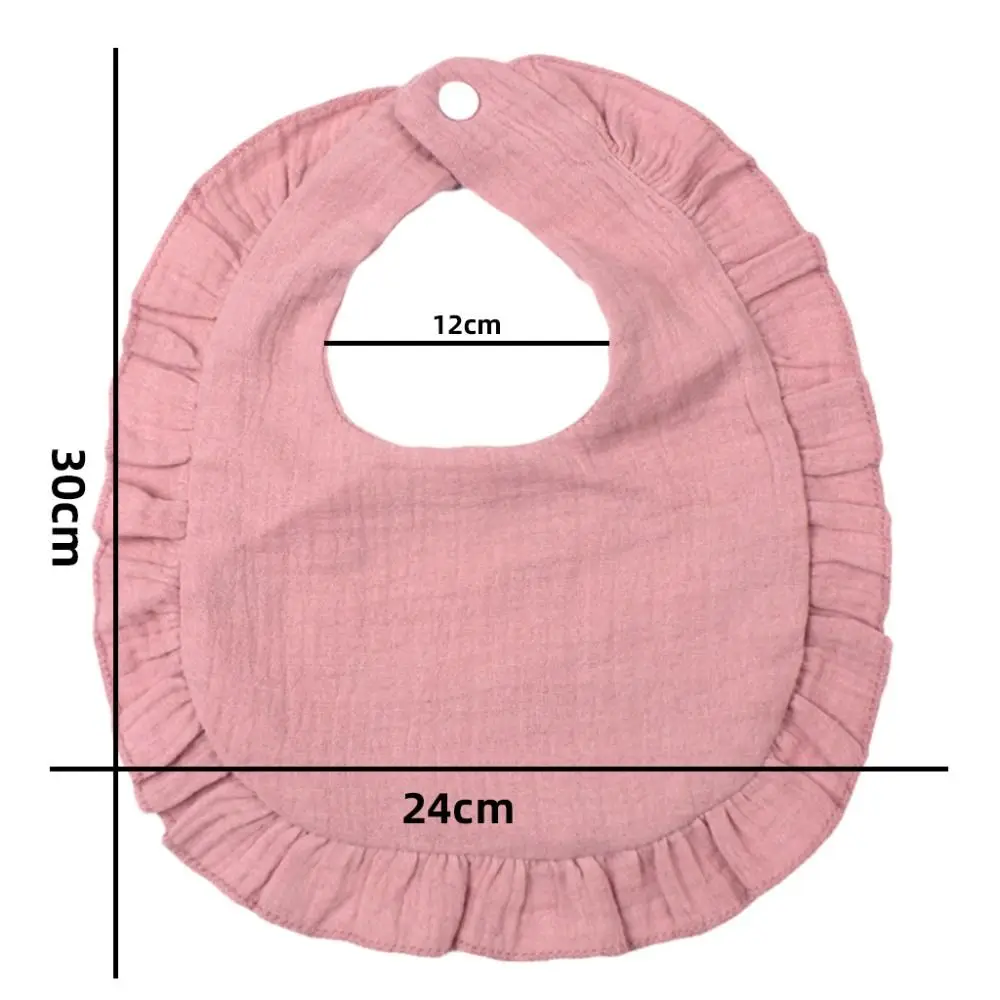 Soft Muslin Absorbent Bibs for Baby Boys and Girls