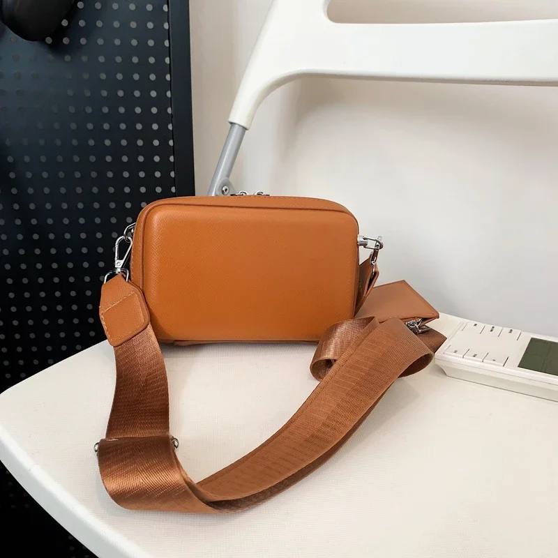 

zipper PU Box High Quality Shoulder Bags Solid color Crossbody Bags for Women 2024 Fashion Free Shipping Bolsas Femininas