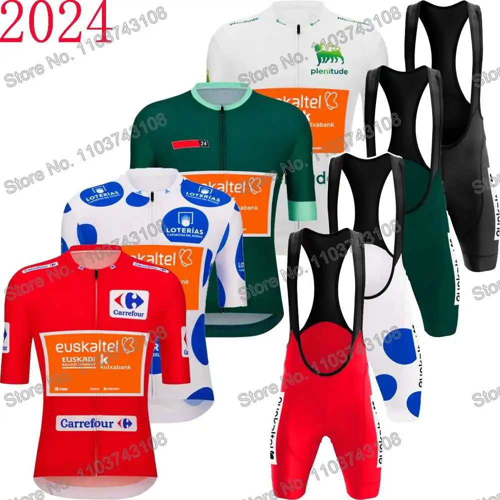Euskaltel Spain Tour Cycling Jersey Men's Set Summer Cycling Clothing Road Bike Shirt Suit MTB Women Bicycle Bib Shorts