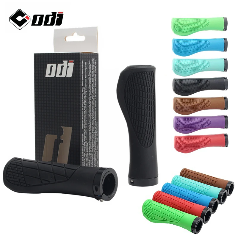 Poignées De Vélo ODI Vertes – Gel De Silice Antidérapant – Absorption Des Chocs VTT