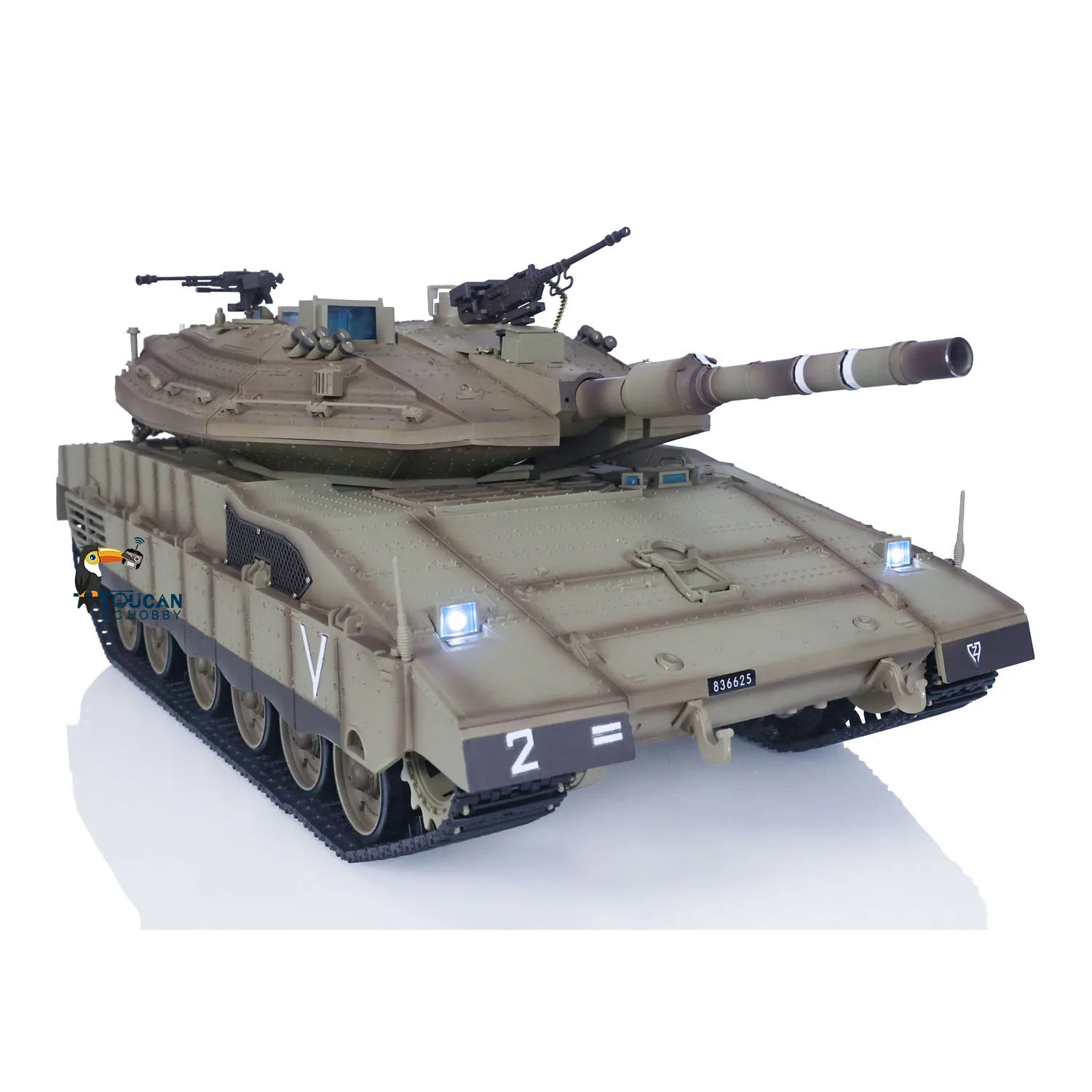 In Stock Heng Long 1/16 IDF Merkava MK IV RC Main Battle Tank 3958 Remote Control Tanks Military Model Toys TH22634-SMT9 2