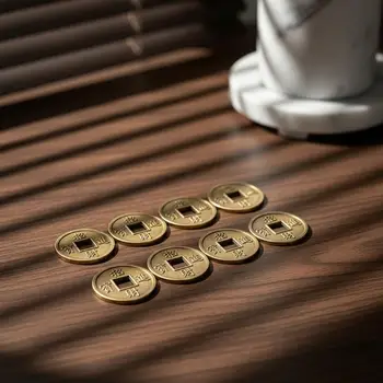 100 Monete Ching Antiche Cinesi per Feng Shui, Monete Artigianali per Ricchezza, Salute e Portafortuna - Collezione